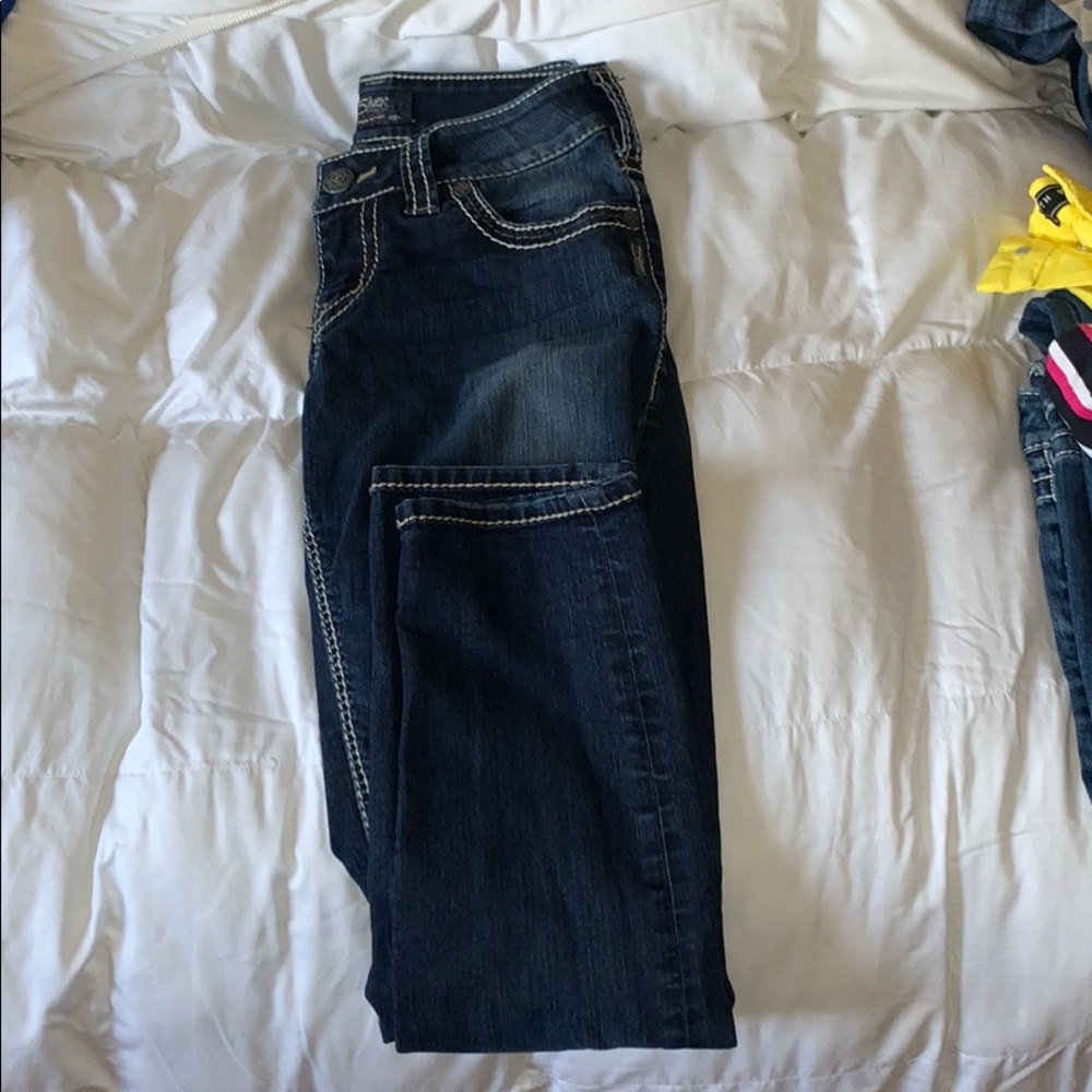 Silver jeans